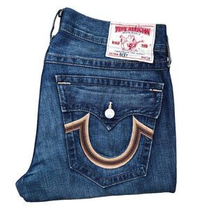 Vintage True Religion Jeans Size 36 RICKY Blue